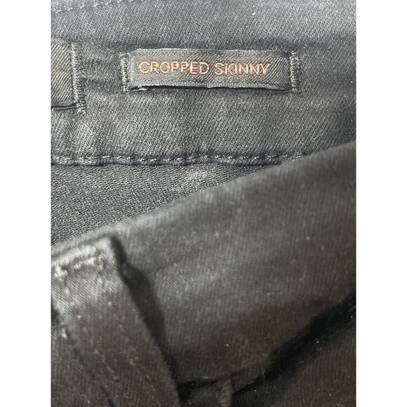 Jen7 7 For All Mankind Black High Waisted Slim Skinny Y2k Denim Jeans Size 10 - Picture 5 of 6